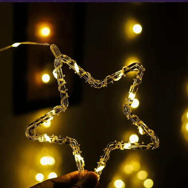 Yıldız Perde Led Işık Eklemeli Modüllü Fişli Gün Işığı 3 metre