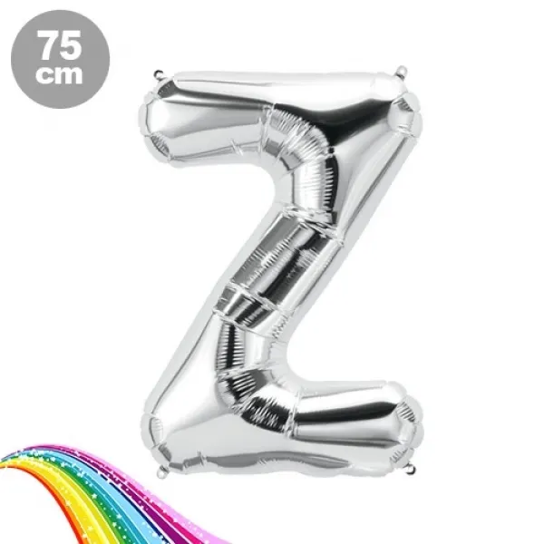 Z - Harfi Folyo Balon Gümüş (75 cm)