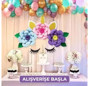 Dekor Kağıt Çiçekler