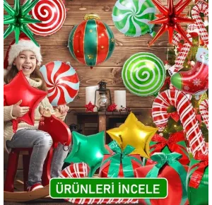 Yılbaşı Süsleri ve Balonları
