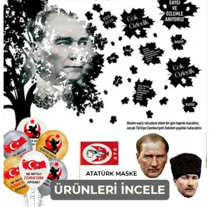 10 Kasım Atatürk Süsleri