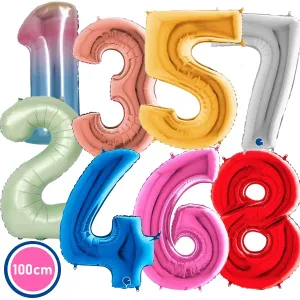 Rakam Folyo Balon 100 cm