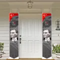 10 Kasım Atatürkü Anma Asma Afiş (2li - 155x30 cm)