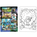 16 Sayfa Minecraft Boyama Kitabı Stickerlı 1 Adet