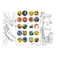 16 Sayfa Minions Boyama Kitabı Stickerlı (1 Adet)