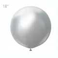 Gümüş Krom Jumbo Balon (18 inch / 45 cm)