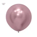 Pembe Krom Jumbo Balon (18 inch / 45 cm)