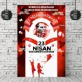 23 Nisan Hatırası Afişi 100*150 cm