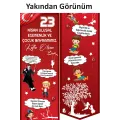 23 Nisan Kapı Afişi 30*160 cm