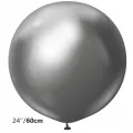 Jumbo Krom Balon Uzay Gri (24 inch / 60 cm)