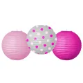 25 cm Pembe Japon Feneri 3 Adet