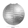 30 cm Gümüş Japon Feneri 1 Adet
