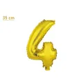 4 Rakam Folyo Balon - Gold – (35 cm - 16 inch)