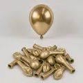 5 inch Mini Gold Krom Balon (10 Adet)