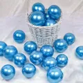 5 İnch Mini Mavi Krom Balon 10 Adet