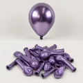 5 inch Mini Mor Krom Balon (10 Adet)
