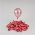 5 inch Mini Pembe Metalik Balon (10 Adet)