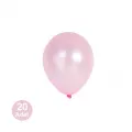 5 İnch Mini Pembe Metalik Balon 20 Adet