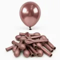5 inch Mini Rose Gold Krom Balon (10 Adet)
