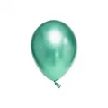 5 İnch Mini Yeşil Krom Balon 10 Adet