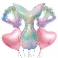 5li Deniz Kızı Folyo Balon Seti YENİ