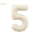 5 Rakam Folyo Balon – Krem – 80 cm (34 inch)