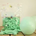 6 inç Makaron Balon Mint Yeşili 20 Adet