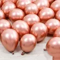 5 inch Mini Rose Gold Krom Balon (10 Adet)