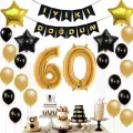 60 Yaş Doğum Günü Süsleri Seti