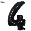 4 Rakam Folyo Balon – Siyah – 100 cm (40 inch)