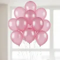 Pembe Metalik Uçan Balon 15 Adet MAĞAZADAN