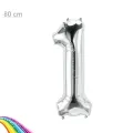 1 Sayı Folyo Balon Gümüş (80 cm)