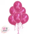 Fuşya Balon Metalik (15 Adet)
