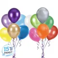 Karışık Balon Metalik (15 Adet)