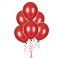 Kırmızı Balon Metalik 100 Adet