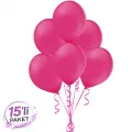 Fuşya Pastel Balon 15 Adet