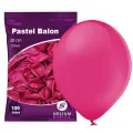 Fuşya Pastel Balon 100 Adet