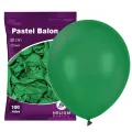 Koyu Yeşil Pastel Balon 100 Adet