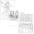 16 Sayfa K-Pop Demon Hunters Boyama Kitabı Stickerlı 1 Adet