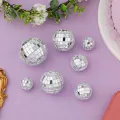 Aynalı Disko Topu Pasta Süsü 1 Adet (3-4-5-6-10 cm Seçenekli)