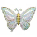 Hologramlı Kelebek Folyo Balon (88x66 cm)