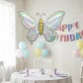 Hologramlı Kelebek Folyo Balon (88x66 cm)