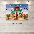 Brawl Stars Doğum Günü Parti Afişi (75x107 cm)
