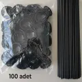 Siyah Balon Çubuğu 35 cm (100 Adet)