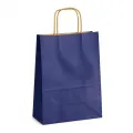 Lacivert Kağıt Çanta Büyük Boy (31x25 cm)