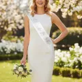 Bride To Be Kuşak Beyaz Renk Üzeri Gümüş