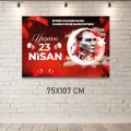 Yaşasın 23 Nisan Afişi (75x107 cm)