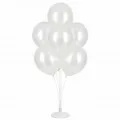 Balon Standı + Beyaz Metalik Balon