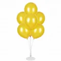 Balon Standı + Sarı Metalik Balon