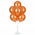 Balon Standı + Turuncu Metalik Balon